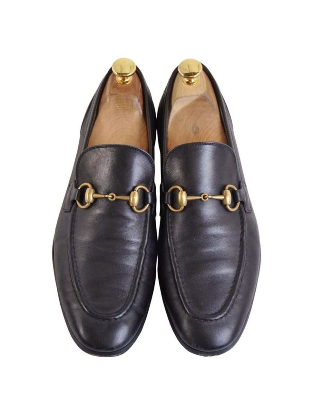 ★SOLD★ Gucci Loafers Moccasins Horsebit Leather Shoes - Picture 4 of 9